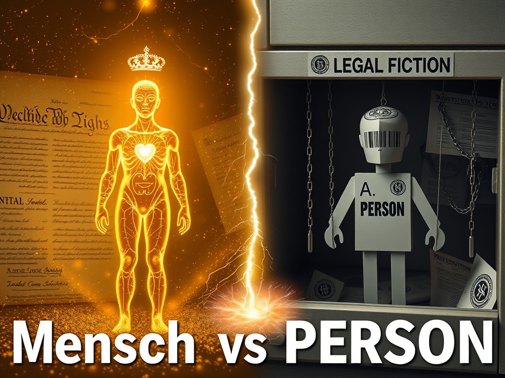 🎭 Die Akte bin ich nicht! Oder: Warum du ein Mensch bist und keine juristische Fiktion (mit Augenzwinkern & Power-Musterbrief!) 🚀