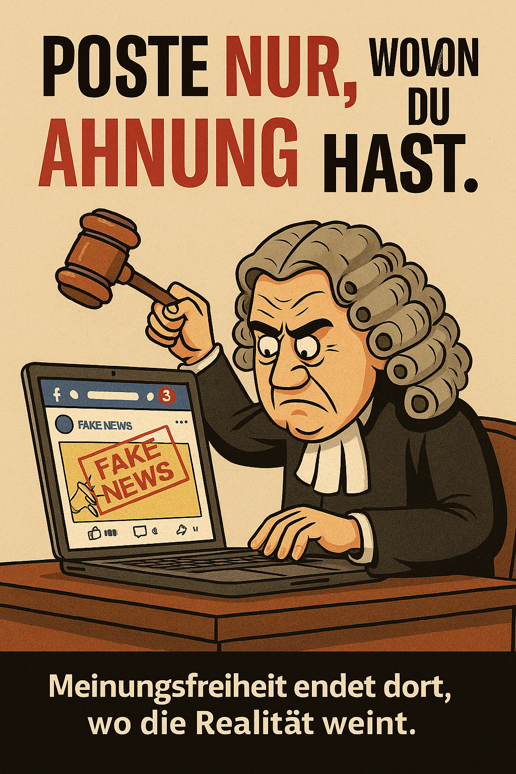 POSTEN MIT AHNUNG – oder: Wenn du schon GEZ kritisierst, dann bitte nicht mit Copy-Paste aus der Telegram-Tiefgarage