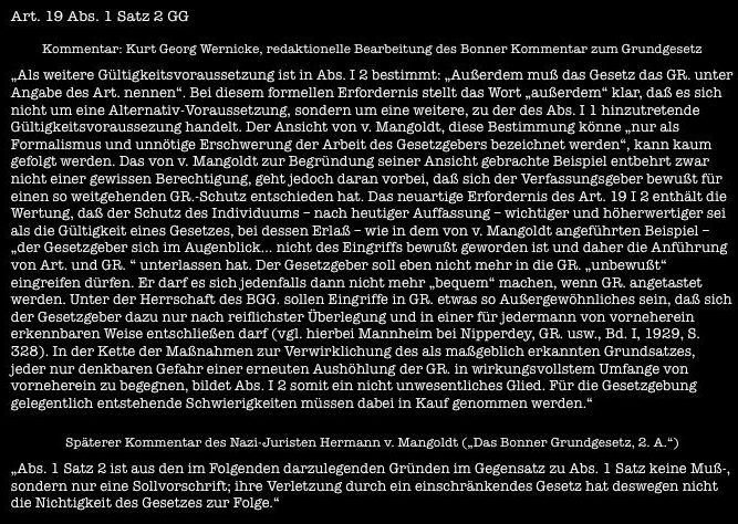 Alternative zum Anwalt: Die Legende vom Anwaltszwang & das Geschäft der Spitzbuben 3 Alternative zum Anwalt: Hermann von Mangoldt und das Zitiergebot
