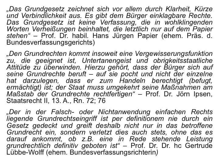 Zitiergebot GG als Schutzschild gegen Behörden