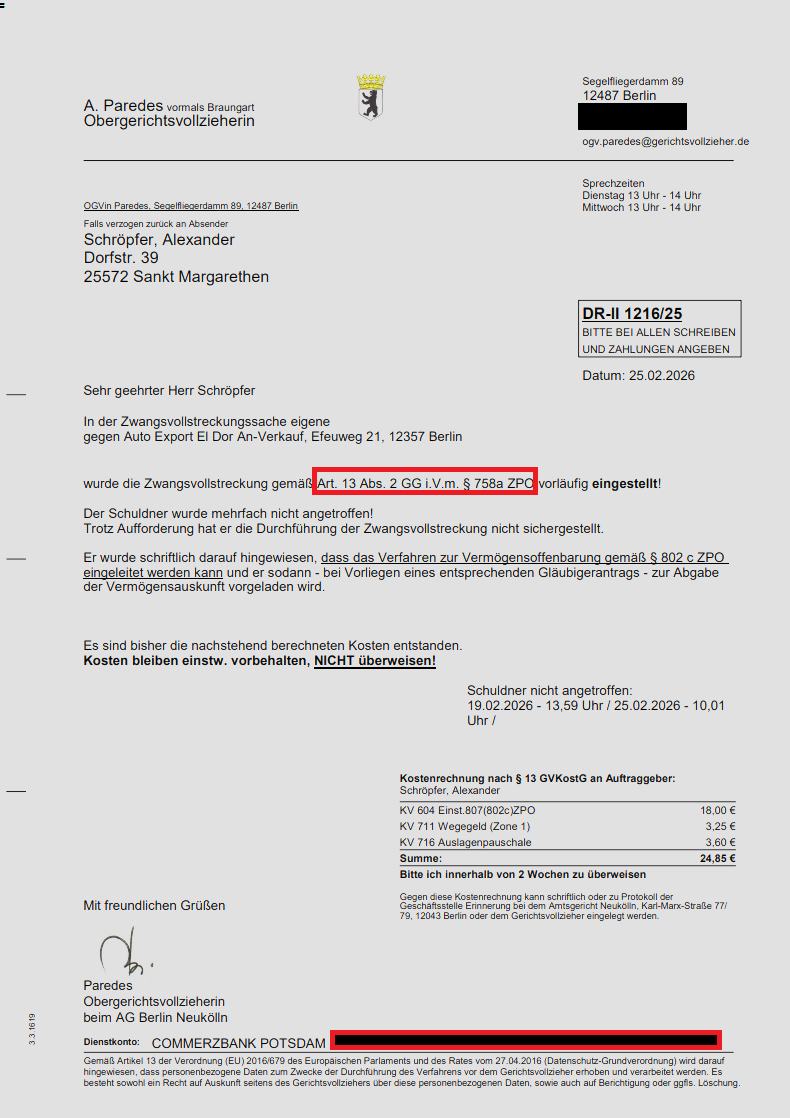 Der Beweis: Art. 13 GG stoppt Zwangsvollstreckung – Souveränität in der Praxis 1 Art. 13 GG Zwangsvollstreckung