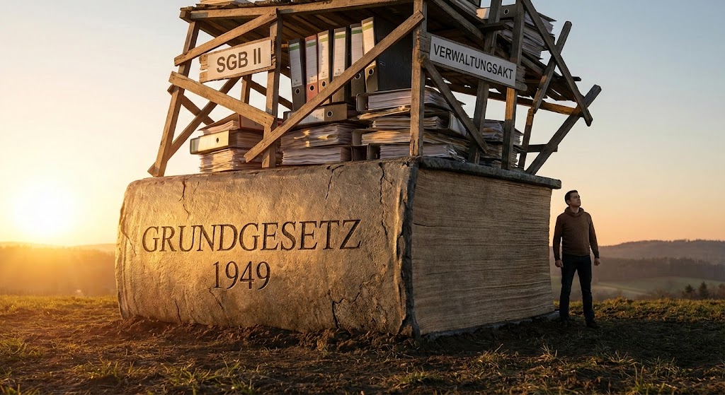 🏛️ Souveränität vs. SGB-II-Regime: Der Kampf um unser Fundament 1 SGB II Existenzminimum Grundgesetz – Hierarchie der Normen