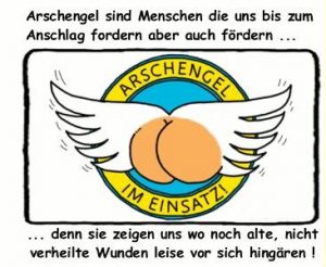 Die Geschenke der "A.r.s.c.h-Engel" 