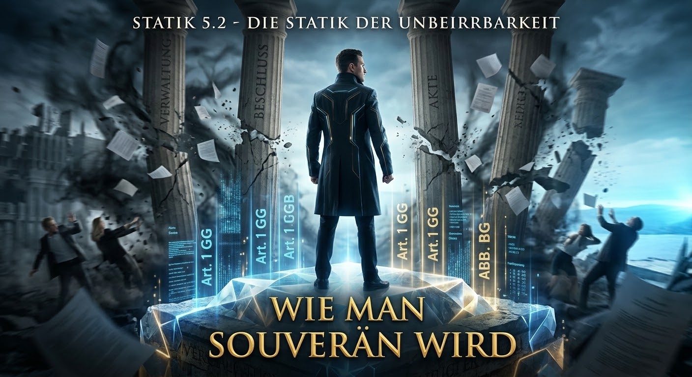 🏛️ STATIK DER UNBEIRRBARKEIT: Das Manifest der Souveränität (Statik 5.2) 1 🏛️ STATIK DER UNBEIRRBARKEIT: Das Manifest der Souveränität (Statik 5.2)