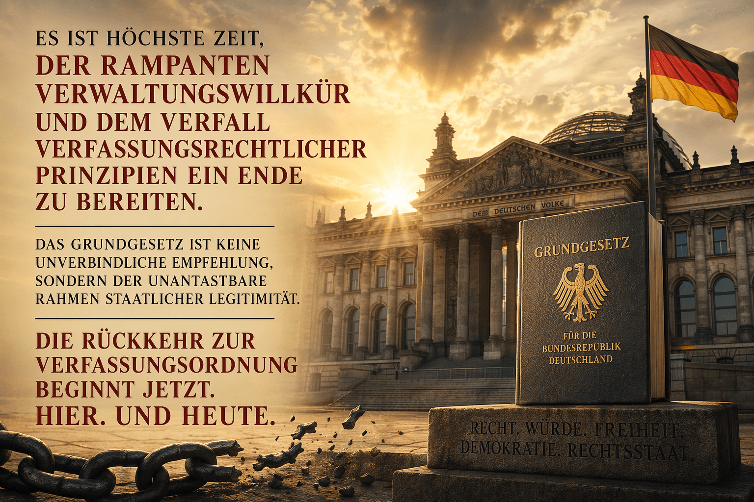 Die Entlarvung der Nebelkerze Reichsbürger: Grundgesetz-Statik vs. Behörden-Willkür 1 Nebelkerze Reichsbürger