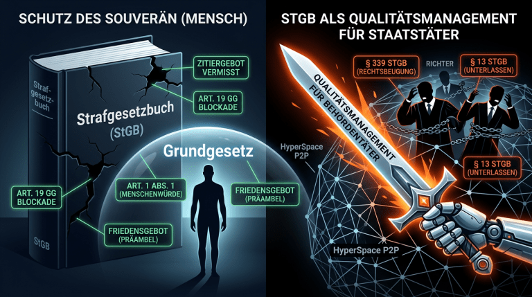 🚀 Willkommen: Hier beginnt Digitale Befreiung- Menschenrechtverteidiger – Blog für Klarheit, Würde und digitale Souveränität 6 🎭 Das verheimlichte Staatsgeheimnis: Für wen gilt das Strafgesetzbuch (StGB) wirklich?