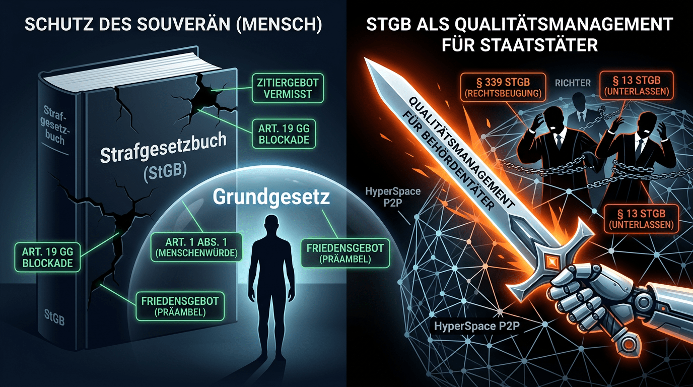 🎭 Das verheimlichte Staatsgeheimnis: Für wen gilt das Strafgesetzbuch (StGB) wirklich?