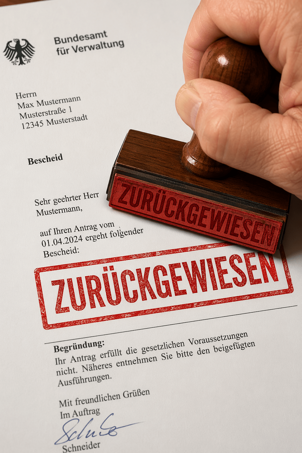 Zurueckweisung: Souverän zeigt Stopp-Hand vor Aktenberg – Die Zurückweisung als Schutzschild gegen Behörden