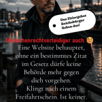Reichsbürger Zitiergebot