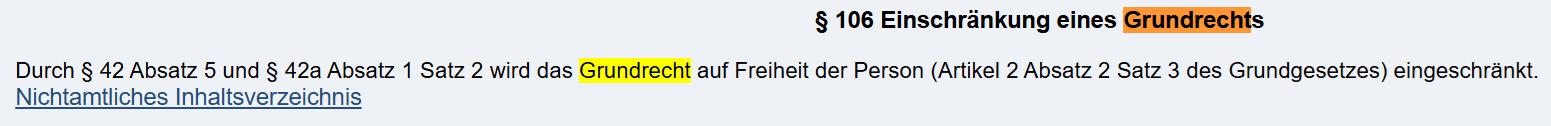 Zitiergebot aus Art. 19 SGB 8