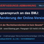 Handbuch der Rechtsförmlichkeit Abmahnung BMJ § 123 VwGO