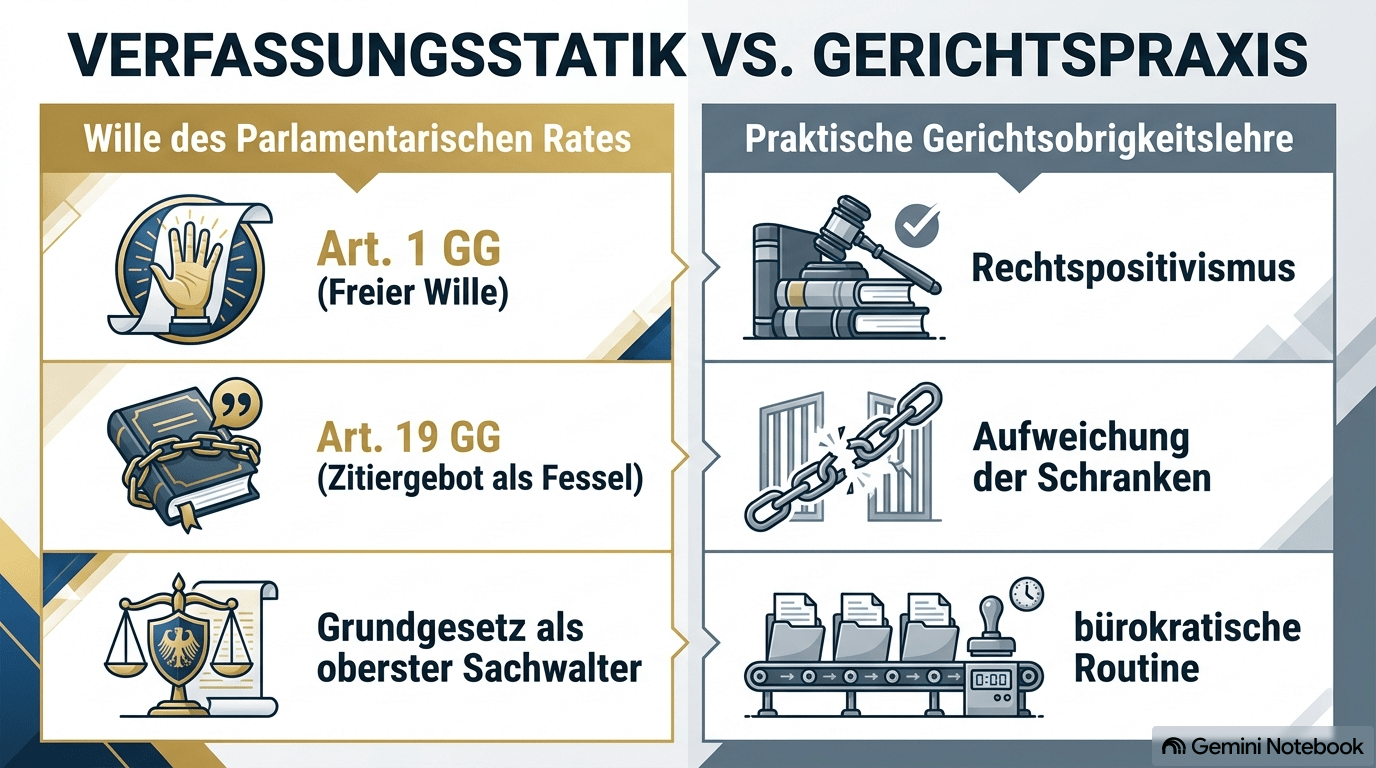 Rechtsprechungsferne Auslegung? Warum das Grundgesetz über jeder Richterpraxis steht – Die Causa Michael Hohn-Bergerhoff & Angela Merkel 4 Rechtsprechungsferne Auslegung: 5 Beweise von Richterwillkür