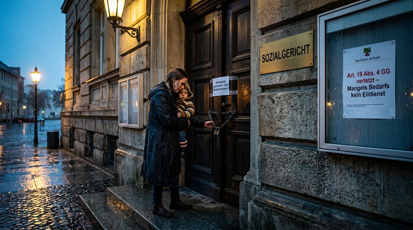 Sozialgericht fehlt Eildienst: Skandal im Ministerium 2026