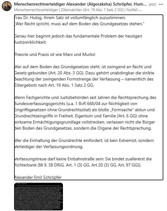 Resilienz des Rechtsstaates oder selektive Blindheit? Warum der größte Verfassungsbruch im Sozialrecht stattfindet