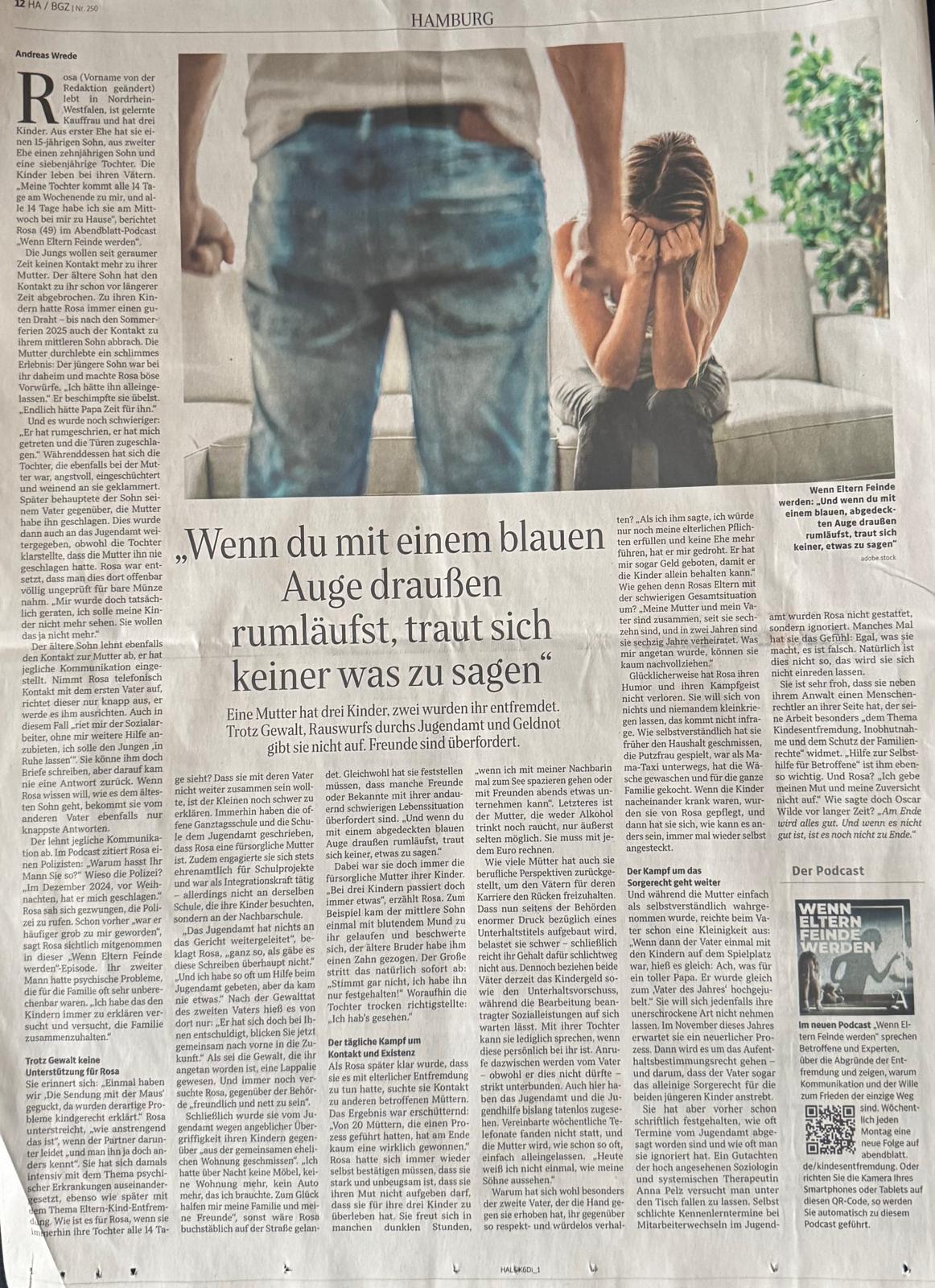 Kindesentfremdung Abendblatt